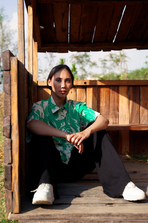 Forest Breeze Button Down